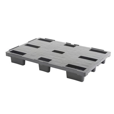 Palet de plástico encajable 1140x760x155mm plataforma cerrada