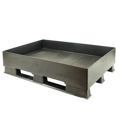 Palet de plástico con bandeja antigoteo 1200x800x310mm