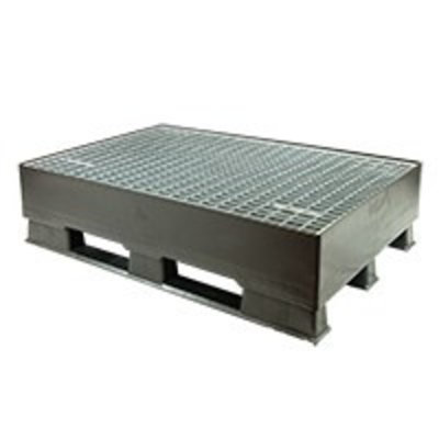 Palet de plástico para retención de líquidos 1200x800x310mm