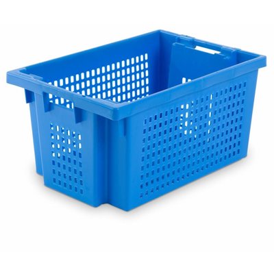 Caja gira y apila 600x400x300mm rejilla