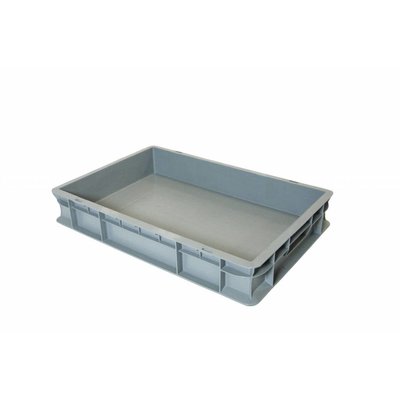 Caja apilable Euronorm 600x400x100mm de plástico PP