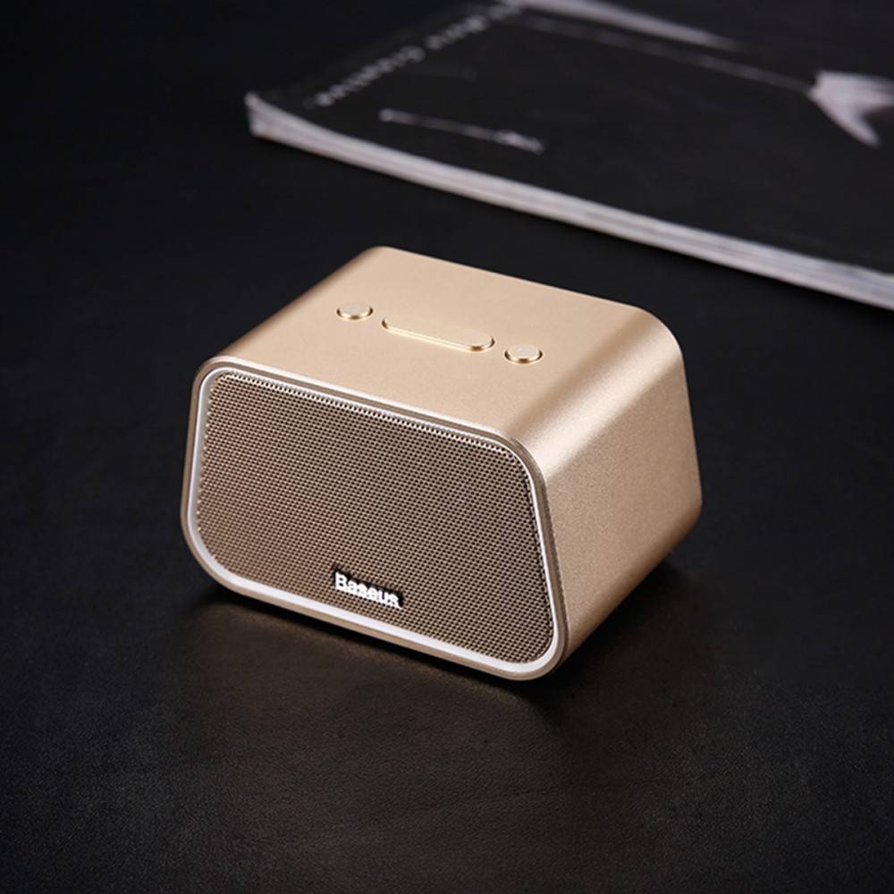 Baseus Baseus Trapezoid Mini Bluetooth Speaker - Goud