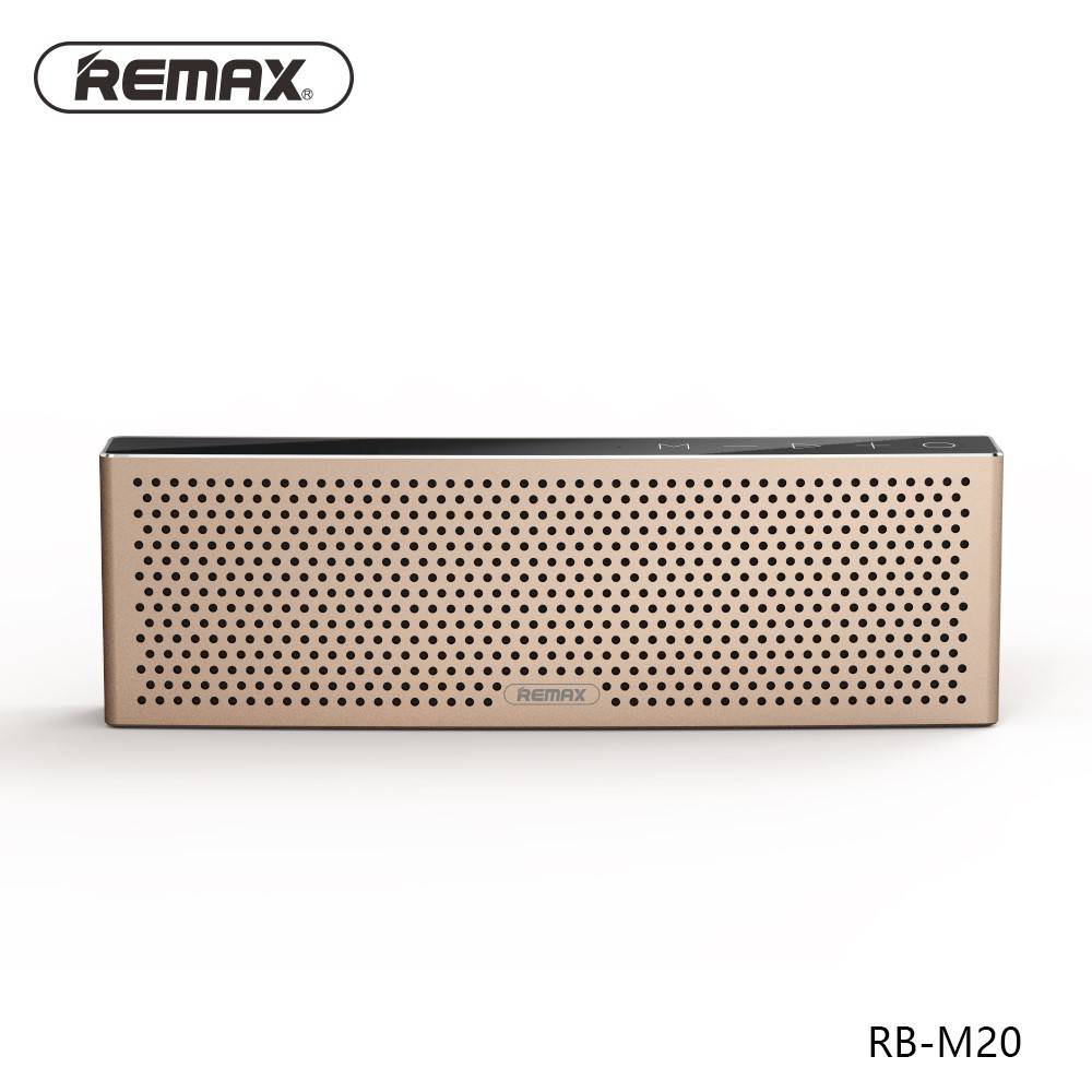 Remax Remax M20 Metalen Bluetooth HD Speaker - Goud