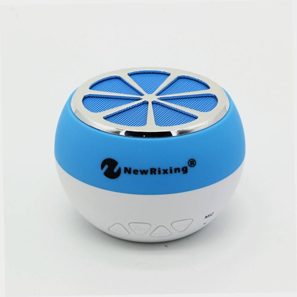 NR-1012 Sinaasappel Design Bluetooth Speaker - Blauw