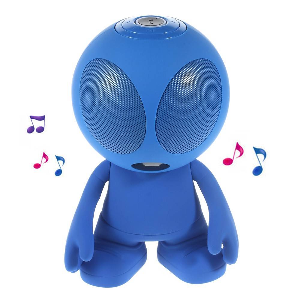 Alien Design Bluetooth Speaker - Blauw