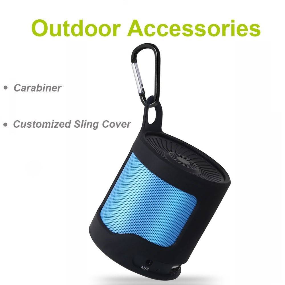 Zealot Zealot S5 Outdoor Bluetooth Speaker met Karabijnhaak - Blauw