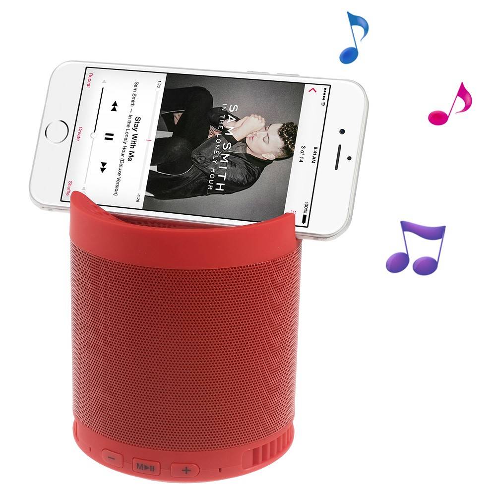 Multifunctionele Bluetooth Speaker met Standfunctie - Rood