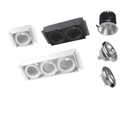 Multidir Evo L serie trimless led inbouwspot voor 111mm ledlichtbronnen
