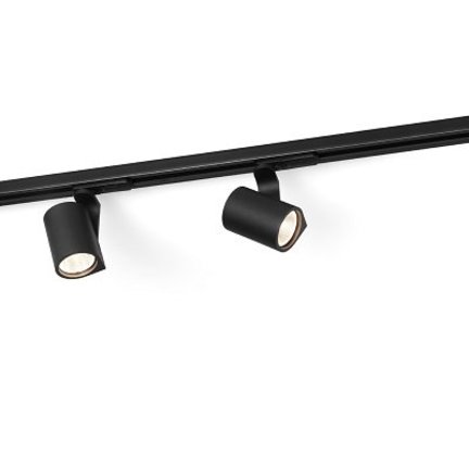 Led railspots met 1-fase adapter