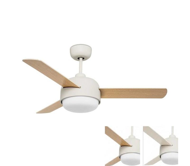 Klar plafond ventilator wit of wit/ahorn - Dirks Verlichting Klar plafond ventilator wit of wit/ahorn - Dirks Verlichting