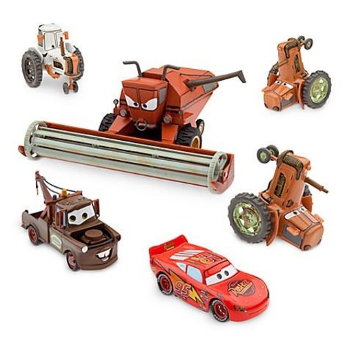 Disney Cars Tractor Tipping DeLuxe Diecast met Frank (1:43) Disney Cars Tractor Tipping DeLuxe Diecast met Frank (1:43)