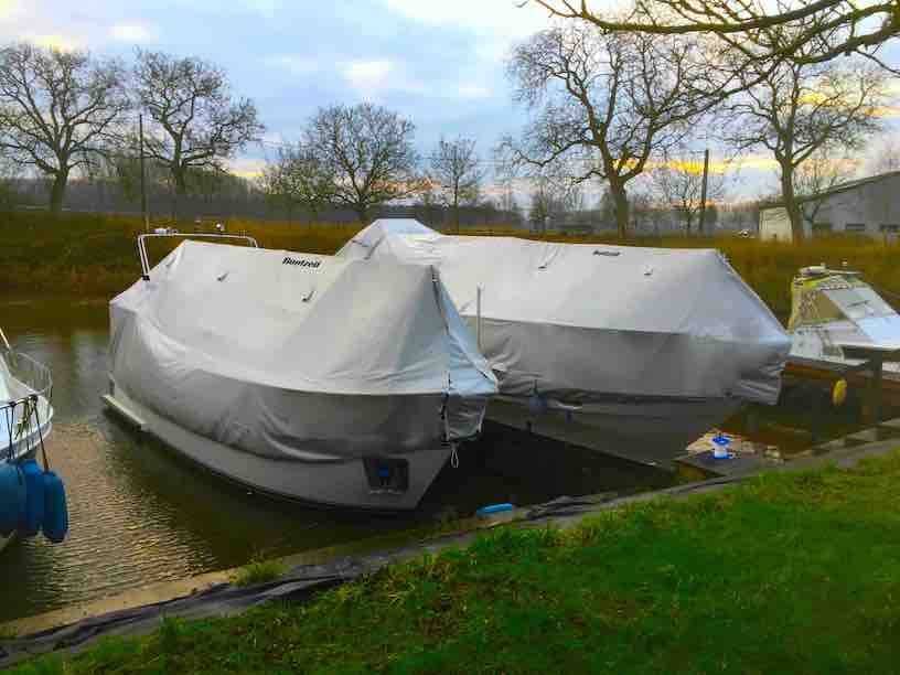 Hoogste tijd om de boot winterklaar te maken...