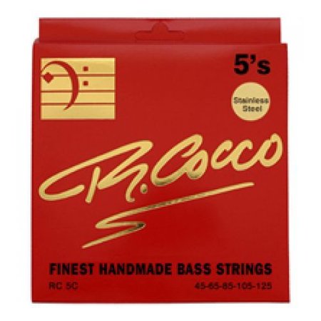 R. Cocco RC5C Bassnaren .045 - .125 (stainless steel) R. Cocco RC5C Bassnaren .045 - .125 (stainless steel)
