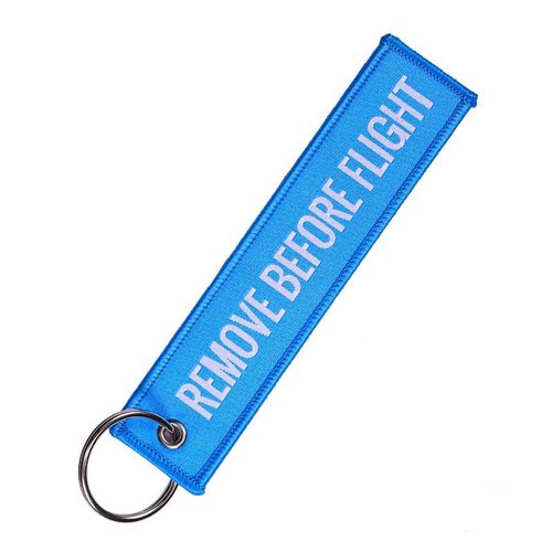 Remove Before Flight Tag Lichtblauw Remove Before Flight Tag Lichtblauw