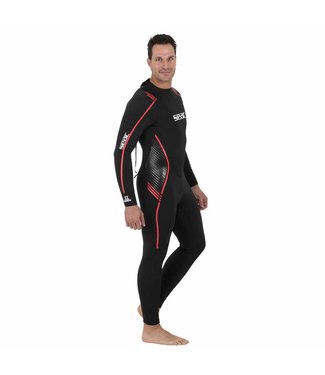 Heren Wetsuit Ultra Stretch 1,5 mm/5 mm Neopreen Duikpak, Back Zip Full