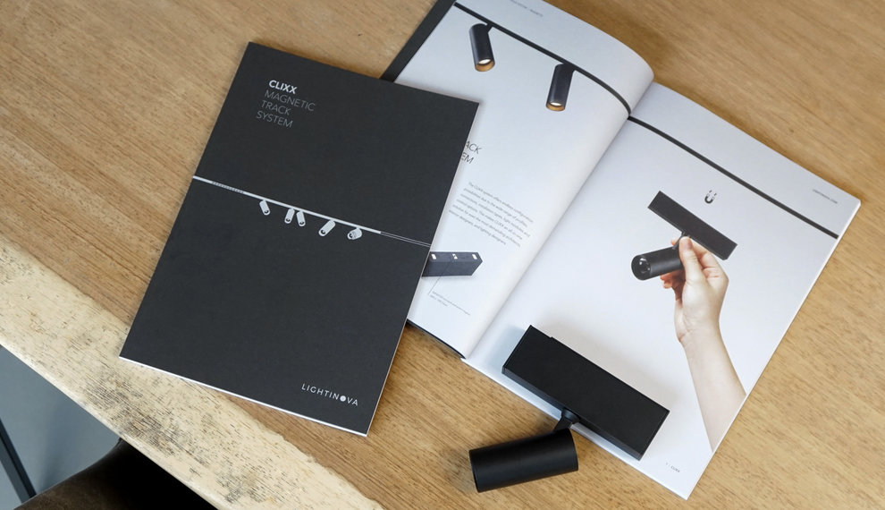 NIEUW! Onze CLIXX magnetisch track systeem brochure is verkrijgbaar.