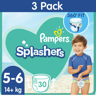 Pampers Splashers - Wegwerpbare Zwemluiers - Maat 10 stuks Babydrogist.nl