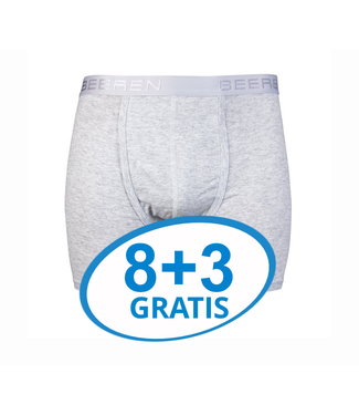 Beeren Heren Boxershort Met Gulp L-grijs voordeelpack A