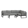 Normin Ecklounge-Set Reims | Rechts | Schwarz