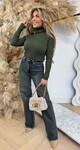 AMAZING MUSTHAVE KOL TOP 9827 ARMYGREEN