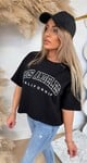 LOS ANGELES CROPPED SHIRT BLACK