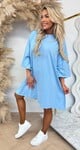 T-SHIRT BASIC DRESS ICE BLUE