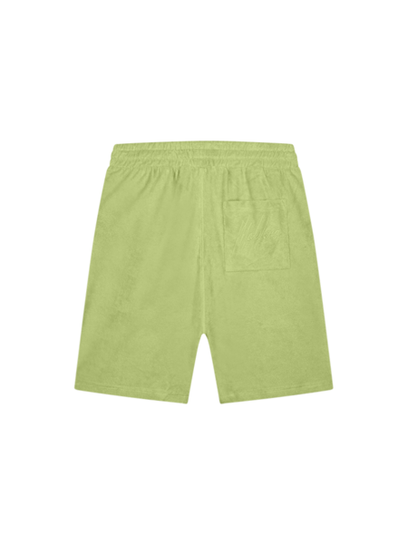 Malelions Signature Towelling Shorts - Light Green