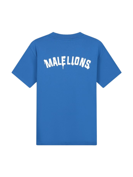 Malelions Graffiti Spray T-Shirt - Cobalt Blue