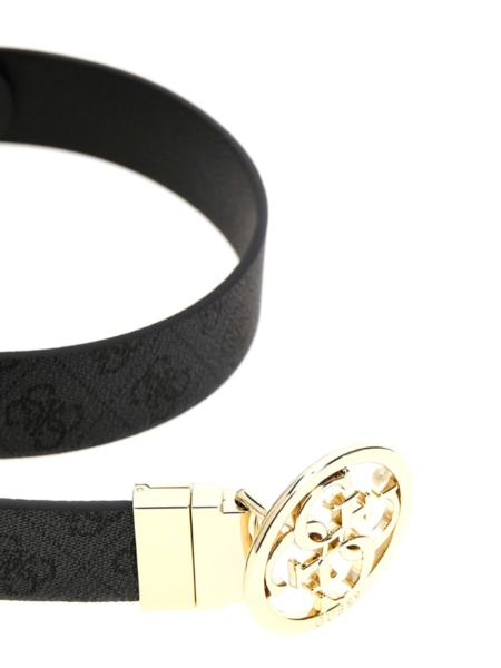 Guess Noelle Reversible Belt - Coal Logo