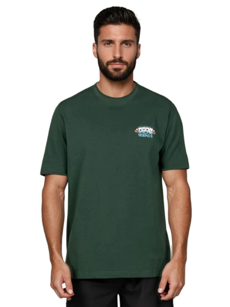 Wrong Friends Sloan T-Shirt - Dark Green
