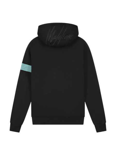 VR × MARINE HOODIE COL：BLACK malelions-captain-zip-hoodie-