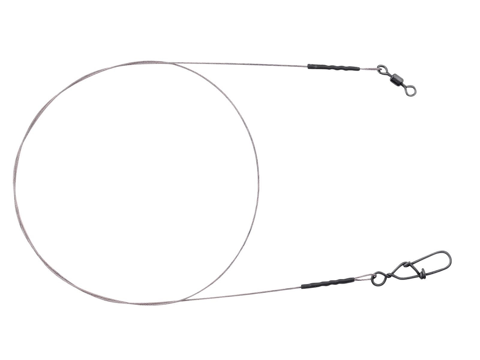 Spro Matte Black 1x1 Titanium Wire Leader (1 pc) - Reniers Fishing