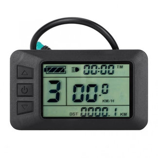 Handig en SW900 LCD Configuratiescherm voor Elektrische Fiets, PAS-Niveauaanpassing, Wieldiameterconfiguratie (6pin