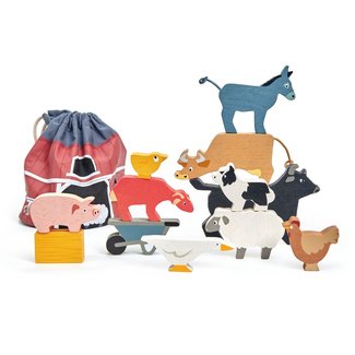 Bajo Houten Speelgoed Ark van Noach met dierenparen Lazy Lama Bajo Houten Speelgoed Ark van Noach met dierenparen Lazy Lama