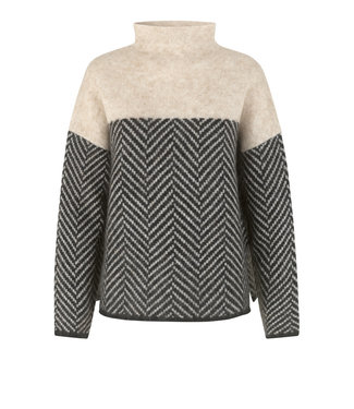 Carmella sweat, light grey melange STIJLdepartment SECOND FEMALE CARMELLA SWEAT Sweaters Licht Grijs bestel je
