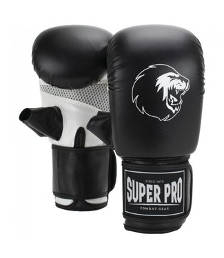Super Pro Combat Gear Boxing Undisputed Bag Gloves Fightstyle Black/Gold 