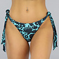 SALE80 Bedrucktes Bikini-Unterteil mit Schleifen