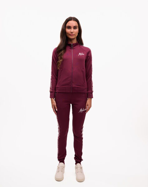 Burgundy store tracksuit womens