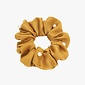 Scrunchie met parels mosterd *
