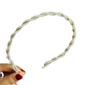 Haarband met parelmoer kralen *
