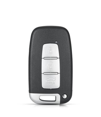 2x rubberen 3-knops autosleutelhoezen voor Hyundai i10/i20/i30 en voor