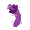 Zuigende Vibrator Purple Flower