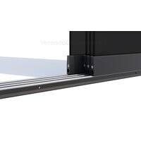 Getinte 4 rail antraciet 103cm tot 403cm