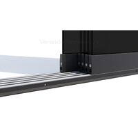 Getinte 5 rail antraciet 82cm tot 398cm