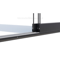 3 rail antraciet 90cm tot 264cm