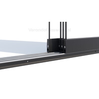4 rail antraciet 90cm tot 351cm