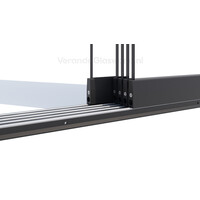 5 rail antraciet 98cm tot 478cm