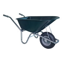 Hummer Klus/tuinkruiwagen verzinkt frame 100 L groen