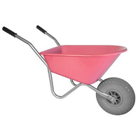 Hummer Kinderkruiwagen 35 L roze met softwiel
