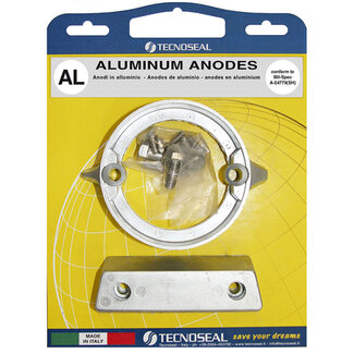 KITBRAVOIII-04AL - Tecnoseal Aluminium Mercury Bravo 3 Anode Kit